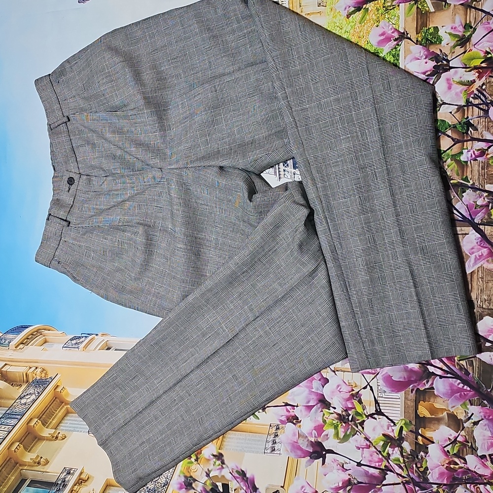 Pendleton High Waist Gray Patterned Pants Size 12 - image 2